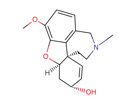 Molecular Structure of 261961-58-4 ((4aR,6R,8aR)-4a,5,9,10,11,12-hexahydro-3-methoxy-11-methyl-6H-benzofuro[3a,3,2-ef][2] benzezapine-6-ol)