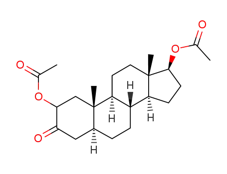 Acetic acid (5S,8R,9S,10S,13S,14S,17S)-17-acetoxy-10,13-dimethyl-3-oxo-hexadecahydro-cyclopenta[a]phenanthren-2-yl ester