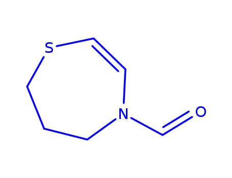 Molecular Structure of 164359-75-5 (1,4-Thiazepine-4(5H)-carboxaldehyde, 6,7-dihydro- (9CI))