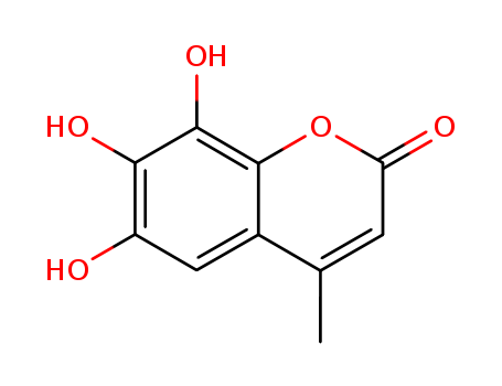2H-1-BENZOPYRAN-2-ONE,6,7,8-TRIHYDROXY-4-METHYL-