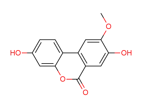 3,8-dihydroxy-9-methoxy-6H-dibenzo[b,d]pyran-6-one