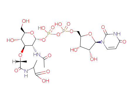 Molecular Structure of 1941-66-8 (UDP-N-acetylmuramylalanine)