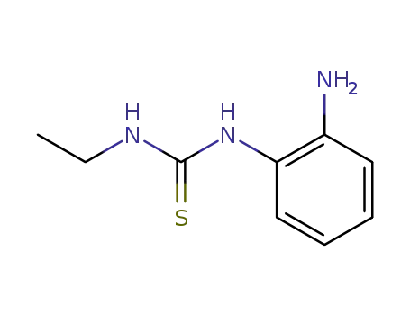 Molecular Structure of 19384-22-6 (1-(2-AMINO-PHENYL)-3-ETHYL-THIOUREA)