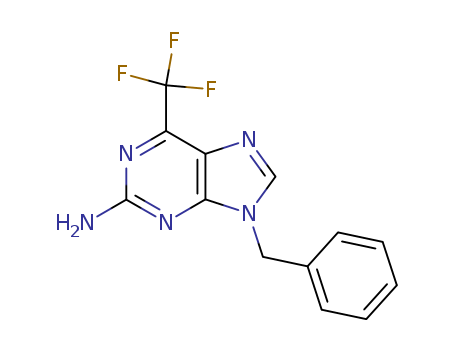 9H-Purin-2-amine,9-(phenylmethyl)-6-(trifluoromethyl)- cas  1643-91-0