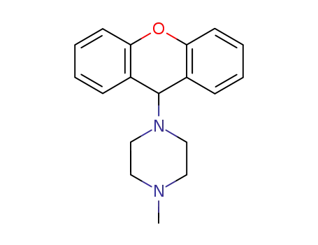 Molecular Structure of 19178-84-8 (1-methyl-4-(9H-xanthen-9-yl)piperazine)