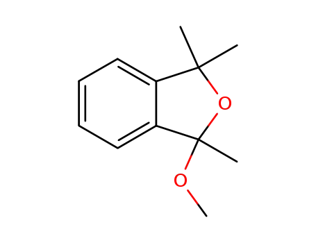 Molecular Structure of 16703-33-6 (1-Methoxy-1,3,3-trimethyl-1,3-dihydroisobenzofuran)