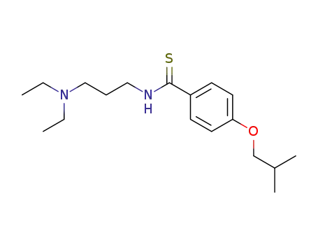 N-[3-(디에틸아미노)프로필]-p-이소부톡시티오벤즈아미드