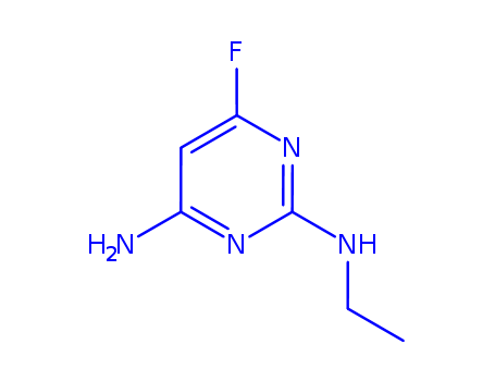 2,4-PYRIMIDINEDIAMINE,N2-ETHYL-6-FLUORO-