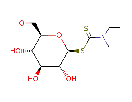 S-(beta-D-Glucopyranosyl)-N,N-diethyldithiocarbamate