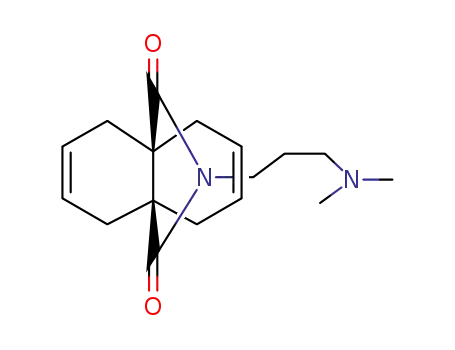 Molecular Structure of 16609-47-5 (N-[3-(Dimethylamino)propyl]-1,4,5,8-tetrahydro-4a,8a-naphthalenedicarbimide)