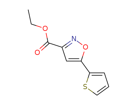 ETHYL 5-(THIOPHEN-2-YL)ISOXAZOLE-3-CARBOXYLATE  CAS NO.90924-54-2