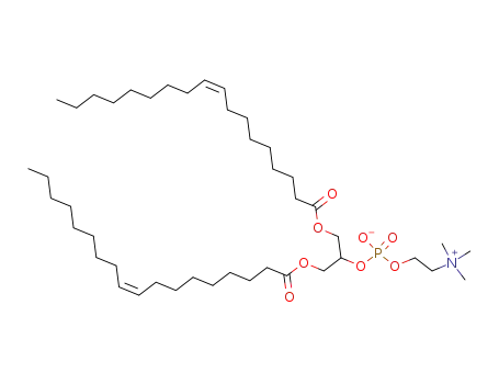 Molecular Structure of 19229-69-7 (1,3-di-O-octadecenylglycero-2-phosphocholine)