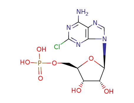 Molecular Structure of 21466-01-3 (2-Chloro-AMP)