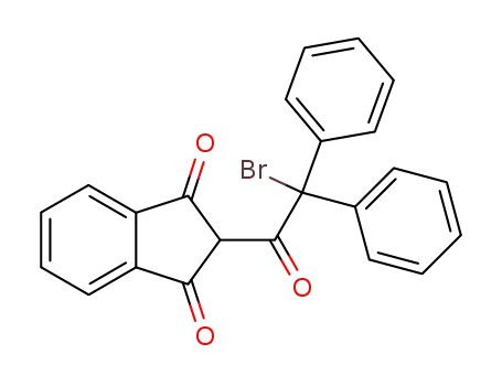 2-(bromo-diphenyl-acetyl)-indan-1,3-dione