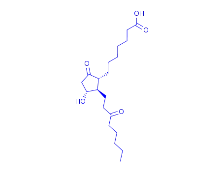 Molecular Structure of 5094-14-4 (13,14-DIHYDRO-15-KETO PROSTAGLANDIN E1)