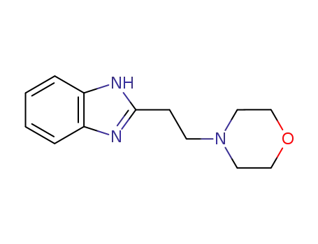 Molecular Structure of 16671-64-0 (2-[2-(morpholin-4-yl)ethyl]-1H-benzimidazole)