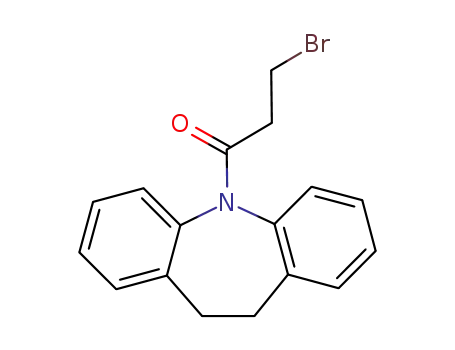 5-(3-bromo-propionyl)-10,11-dihydro-5<i>H</i>-dibenz[<i>b,f</i>]azepine