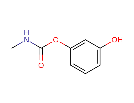 Molecular Structure of 19189-01-6 ((3-hydroxyphenyl) N-methylcarbamate)