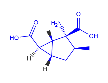 Bicyclo[3.1.0]hexane-2,6-dicarboxylic acid, 2-amino-3-methyl-,