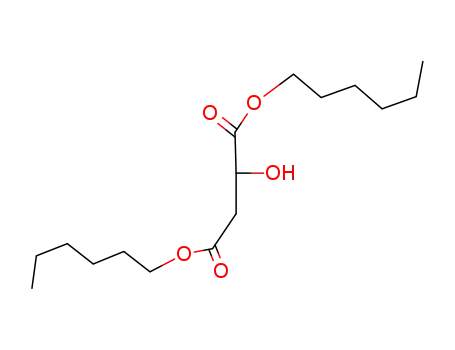 Molecular Structure of 16502-94-6 (dihexyl 2-hydroxybutanedioate)