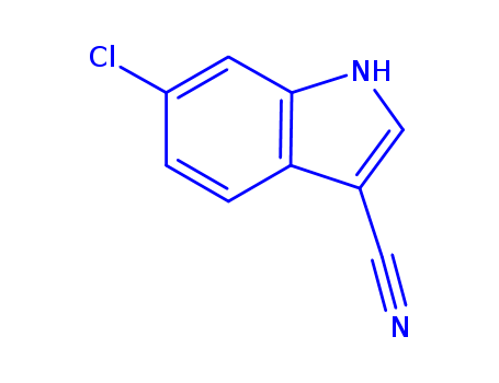 6-Chloro-1H-indole-3-carbonitrile cas no. 194490-17-0 97%