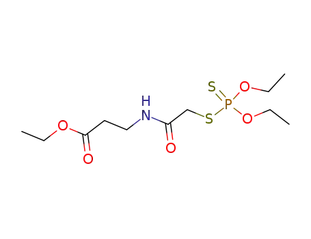 N-[[(Diethoxyphosphinothioyl)thio]acetyl]-β-alanine ethyl ester
