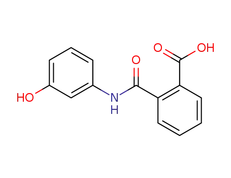 Molecular Structure of 19336-94-8 (2-[(3-hydroxyphenyl)carbamoyl]benzoic acid)