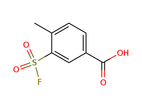 Benzoic acid,3-(fluorosulfonyl)-4-methyl- cas  21322-93-0
