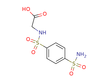 Glycine, N-[(p-sulfamoylphenyl)sulfonyl]- (7CI,8CI)