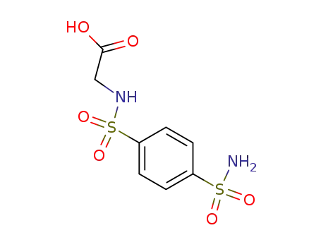 Molecular Structure of 1922-60-7 (({[4-(AMINOSULFONYL)PHENYL]SULFONYL}AMINO)ACETIC ACID)