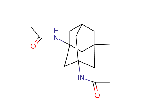 Molecular Structure of 14931-70-5 (1,3?diacetamido?5,7?dimethyladamantane)