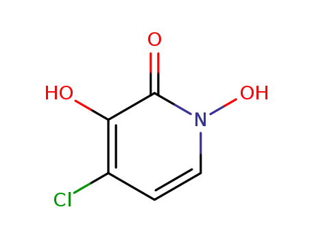 Molecular Structure of 19352-46-6 (2(1H)-Pyridone,  4-chloro-1,3-dihydroxy-  (8CI))