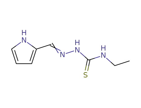 Molecular Structure of 16431-48-4 (N-ethyl-2-[(E)-2H-pyrrol-2-ylidenemethyl]hydrazinecarbothioamide)