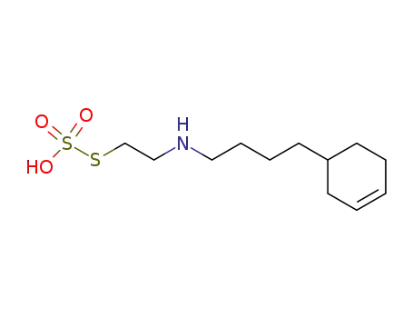 Ethanethiol, 2-(4-(cyclohexen-3-ylbutyl)amino)-, hydrogen sulfate (est er)