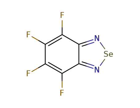 Molecular Structure of 19227-22-6 (4,5,6,7-tetrafluoro-2,1,3-benzoselenadiazole)