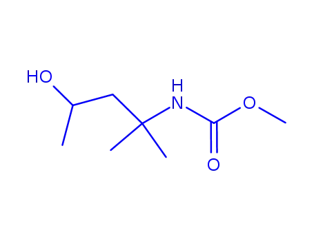 Carbamic  acid,  (3-hydroxy-1,1-dimethylbutyl)-,  methyl  ester  (9CI)