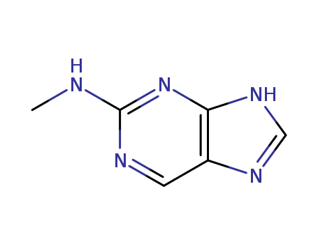 1H-Purin-2-amine, N-methyl- (9CI)