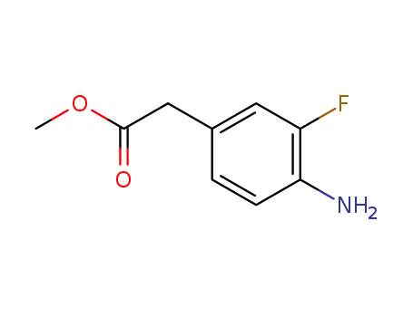 Benzeneacetic acid, 4-amino-3-fluoro-, methyl ester
