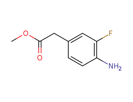 벤젠아세트산, 4-aMino-3-플루오로-, 메틸 에스테르