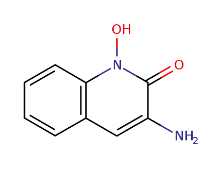 Molecular Structure of 16551-96-5 (3-Amino-1,2-dihydro-1-hydroxy-2-quinolinone)
