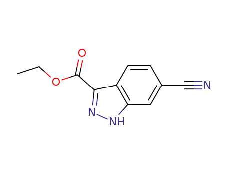 에틸 6-시아노-1H-인다졸-3-카르복실레이트