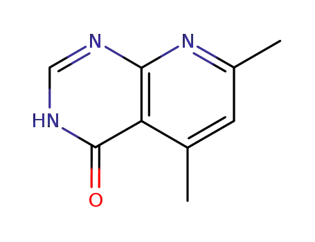 Molecular Structure of 1913-72-0 (5,7-DIMETHYLPYRIDO[2,3-D]PYRIMIDIN-4(3H)-ONE)