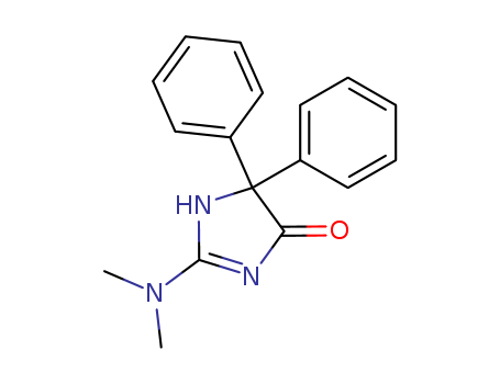 4H-Imidazol-4-one,2-(dimethylamino)-3,5-dihydro-5,5-diphenyl- cas  16459-73-7