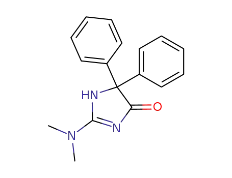 Molecular Structure of 16459-73-7 (2-(dimethylamino)-5,5-diphenyl-3,5-dihydro-4H-imidazol-4-one)