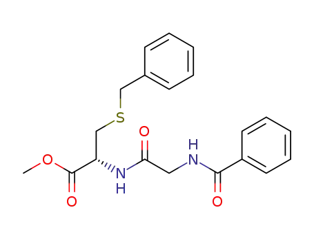 Methyl 2-(((benzoylamino)acetyl)amino)-3-(benzylthio)propanoate