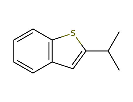 Benzo[b]thiophene,2-(1-methylethyl)- cas  39743-75-4