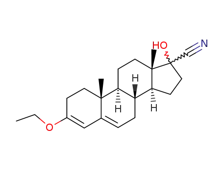 3-ethoxy-17-hydroxy-androsta-3,5-diene-17ξ-carbonitrile