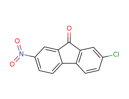 Molecular Structure of 6957-60-4 (2-chloro-7-nitro-9H-fluoren-9-one)