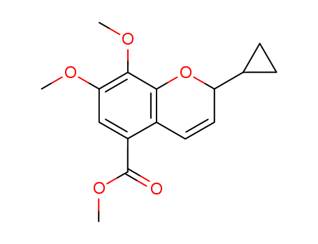 2H-1-Benzopyran-5-carboxylicacid, 2-cyclopropyl-7,8-dimethoxy-, methyl ester