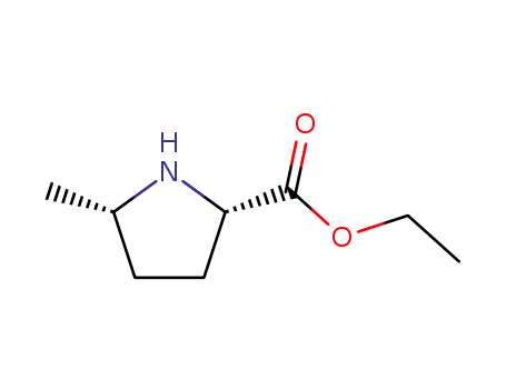 Molecular Structure of 28168-91-4 (Proline, 5-methyl-, ethyl ester, cis- (8CI))